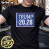 Official Trump 20 28 Per Gallon Funny T-Shirt featuring humorous graphic design and bold text for political apparel enthusiasts.
