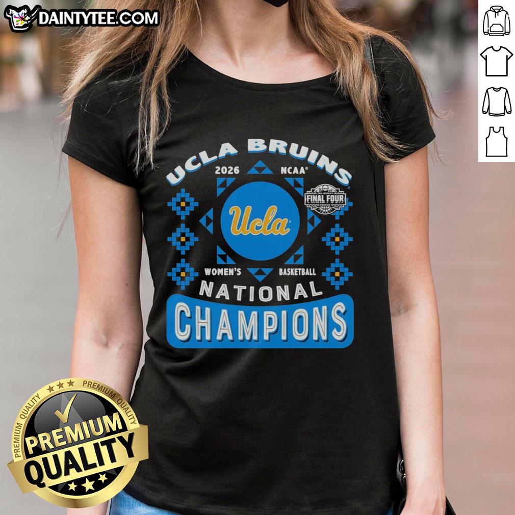 official-ucla-bruins-ncaa-womens-basketball-2026-final-four-national-champions-ladies-tee UCLA Bruins NCAA Women's Basketball 2026 Final Four National Champions ladies tee, featuring team colors and logo.