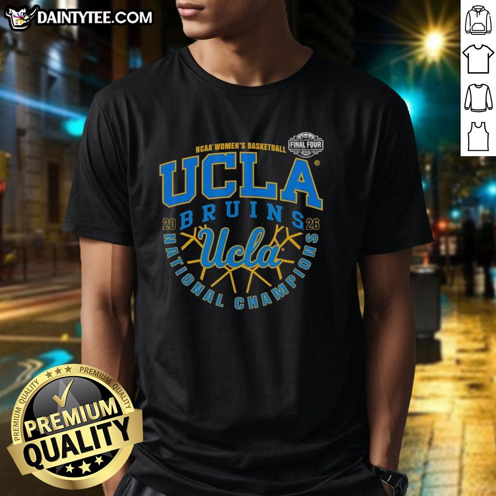 official-ucla-bruins-ncaa-womens-basketball-2026-national-champions-final-four-t-shirt-1 Official UCLA Bruins NCAA Women's Basketball 2026 National Champions Final Four T-Shirt showcasing team pride and victory.
