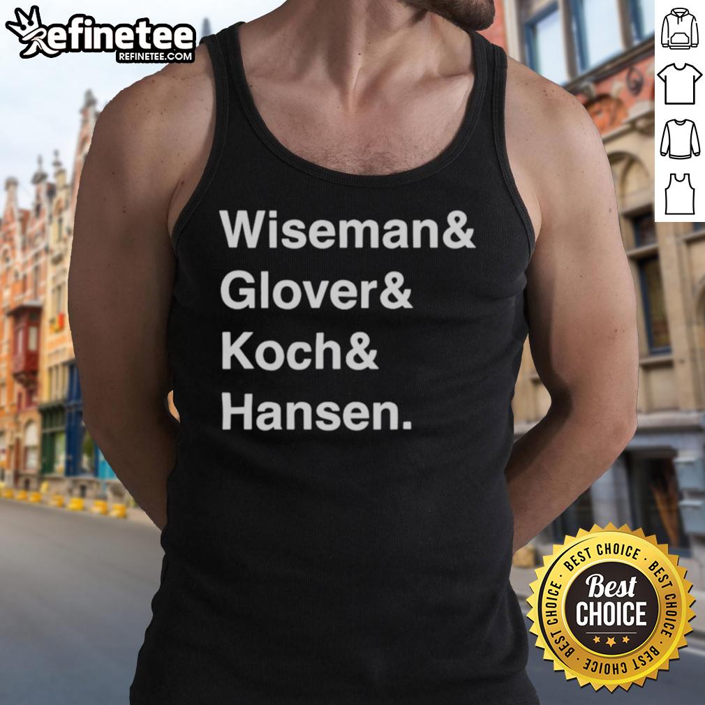 official-wiseman-glover-koch-hansen-tank-top Official Wiseman Glover Koch Hansen Tank Top in sleek design, perfect for casual summer wear and stylish outfits.