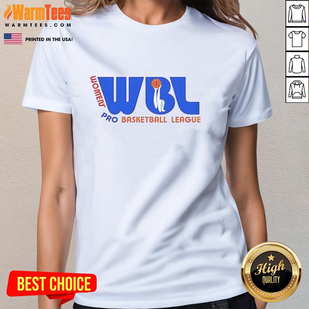 official-womens-pro-basketball-league-ladies-tee Official Women's Pro Basketball League Ladies Tee in vibrant colors, perfect for fans and players celebrating women's sports.
