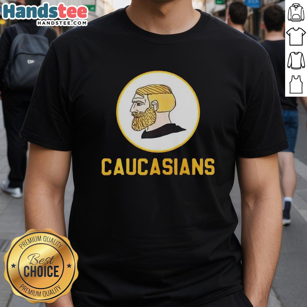 official-yes-chad-caucasians-logo-t-shirt-1 Official Yes Chad Caucasians Logo T-Shirt featuring bold logo design on a stylish cotton fabric for casual wear.