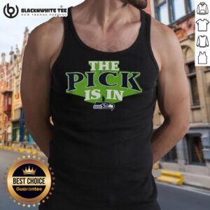 Nice Seattle Seahawks pick is in tank top featuring the team's logo and colors, perfect for game day attire.