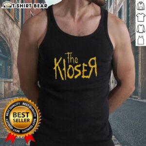 Top The Kloser logo tank top featuring a stylish design, perfect for casual wear and summer outfits.