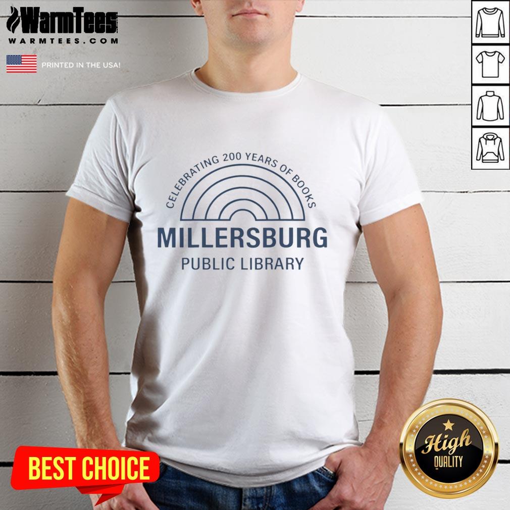 original-american-classic-kristen-forrest-millersburg-public-library-t-shirt-1 Alt Text: Original American Classic Kristen Forrest Millersburg Public Library T-Shirt featuring a vintage design and vibrant colors.