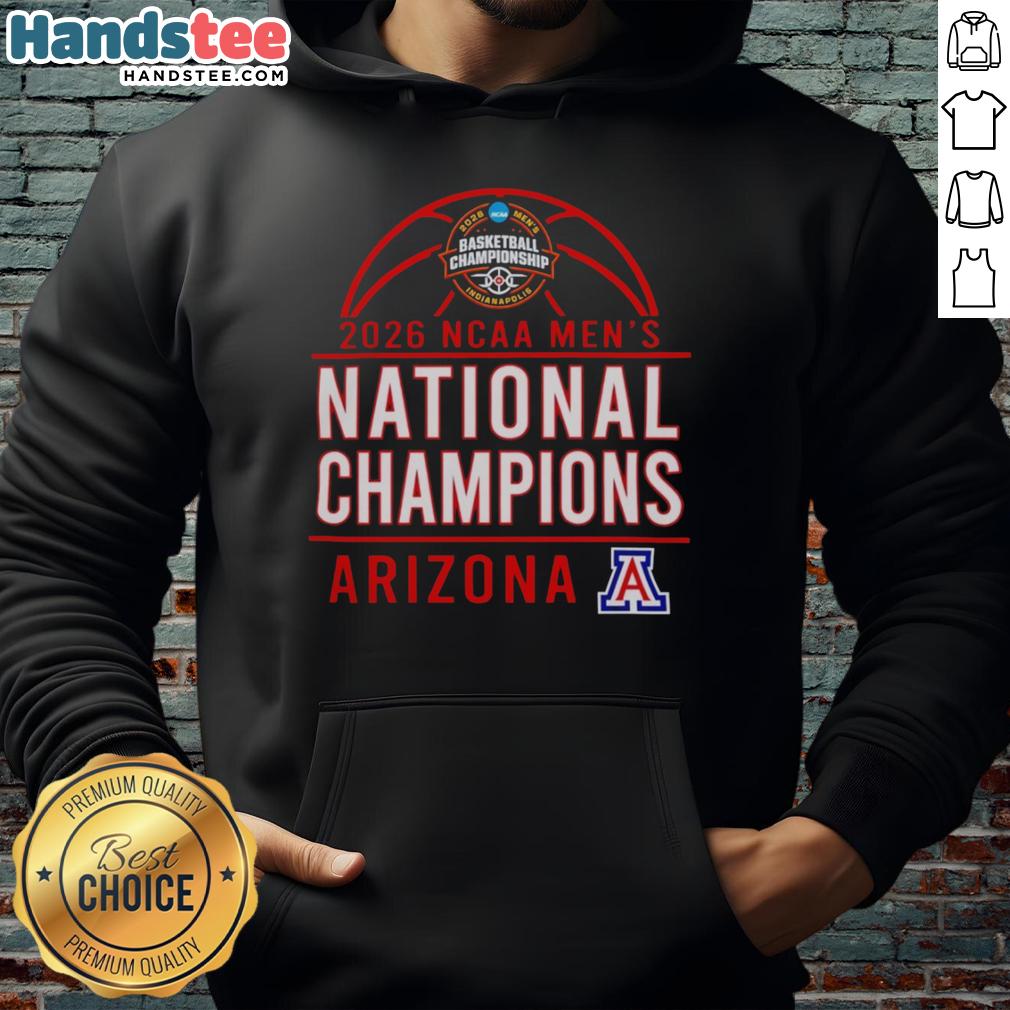 original-arizona-wildcats-2026-ncaa-mens-basketball-national-champions-hoodie Original Arizona Wildcats 2026 NCAA Men's Basketball National Champions hoodie in navy blue, showcasing team pride.