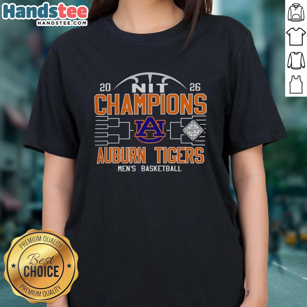 original-auburn-tigers-mens-basketball-nit-2026-champions-ladies-tee Original Auburn Tigers Men's Basketball NIT 2026 Champions ladies tee featuring team colors and logo design.