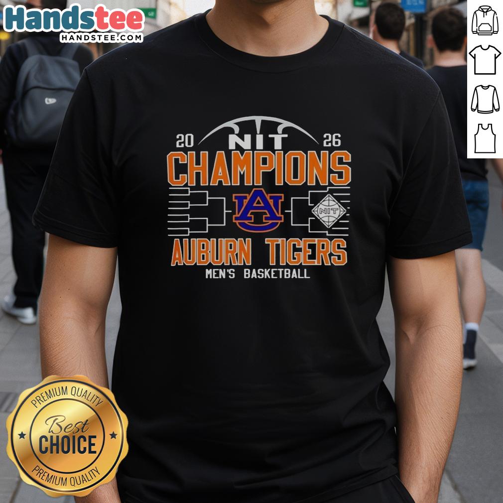 original-auburn-tigers-mens-basketball-nit-2026-champions-t-shirt Original Auburn Tigers Men's Basketball NIT 2026 Champions T-Shirt featuring team colors and logo, perfect for fans.
