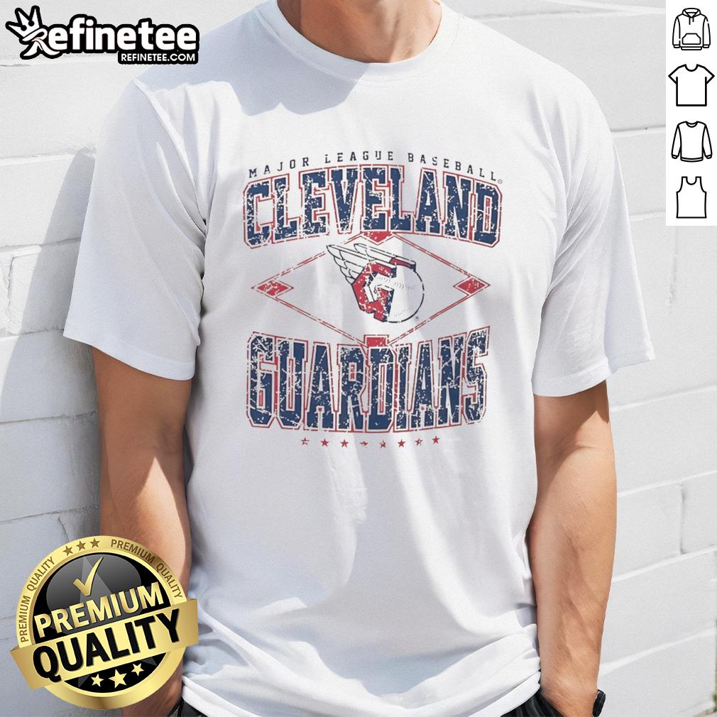 original-cleveland-guardians-major-league-baseball-cooperstown-diamond-t-shirt Original Cleveland Guardians MLB Cooperstown Diamond T-Shirt featuring team logo and classic design for baseball fans.