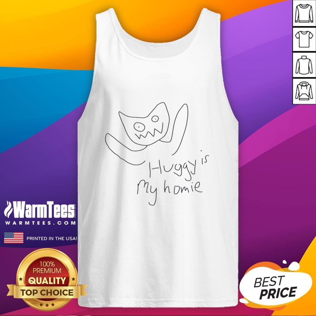 original-huggy-is-my-homie-tank-top Original Huggy Is My Homie Tank Top in vibrant colors, perfect for casual wear and summer vibes.