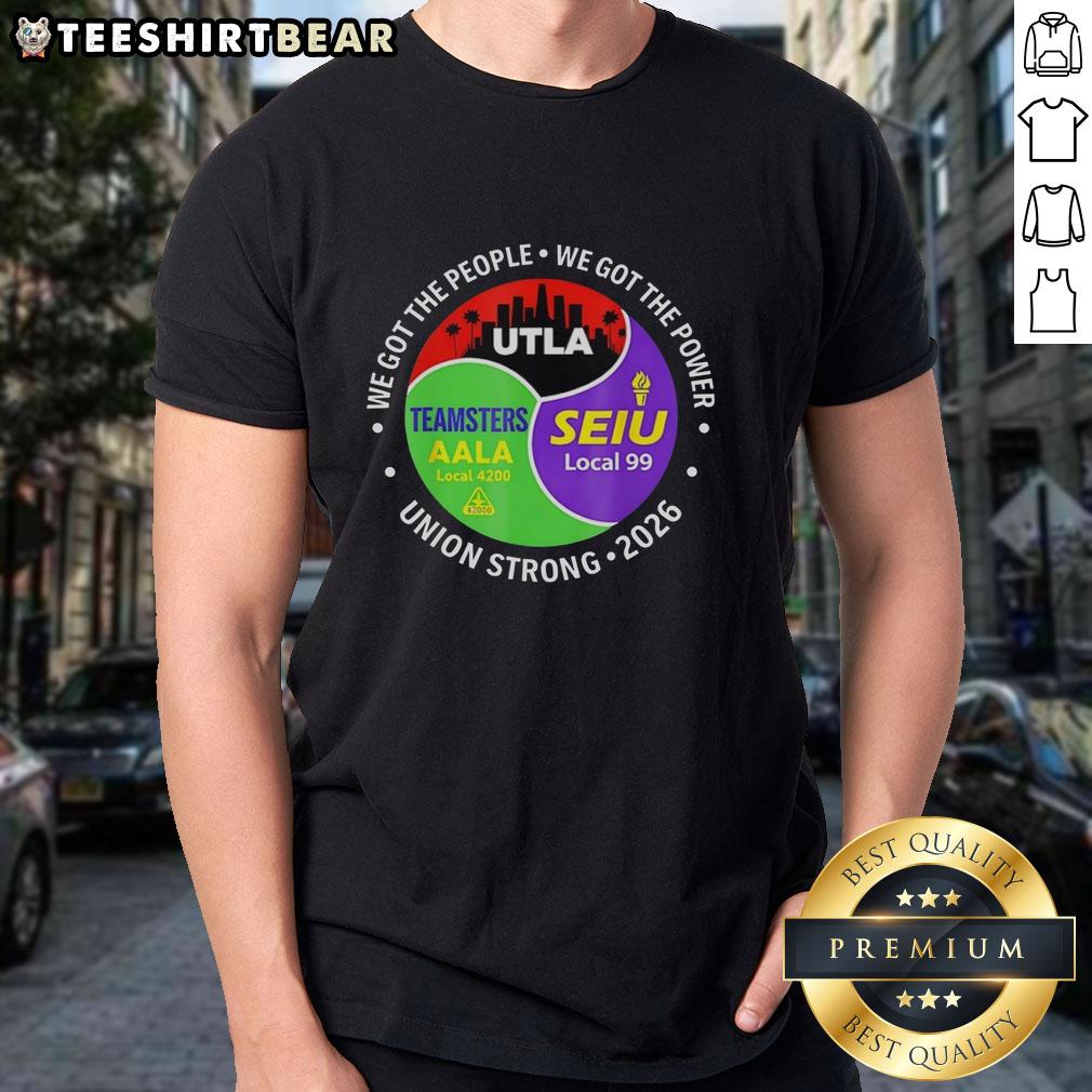original-labor-movement-utla-seiu-aala-we-got-the-people-city-skyline-t-shirt Original Labor Movement UTLA SEIU AALA 'We Got The People' T-Shirt featuring a vibrant city skyline design.