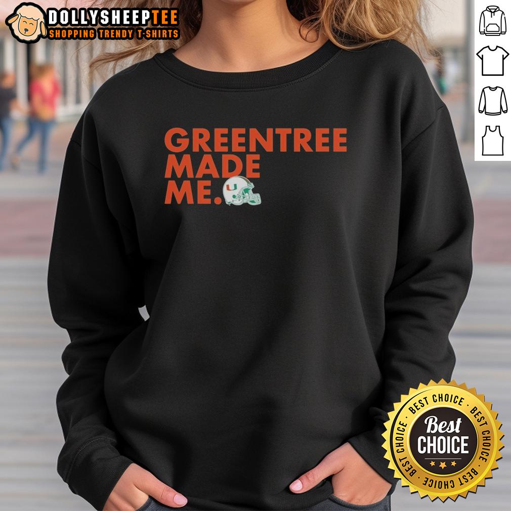 Original Miami Hurricanes Women'S Greentree Made Me Sweatshirt Original Miami Hurricanes Women's Greentree Made Me Sweatshirt in vibrant colors, perfect for game day and casual wear.
