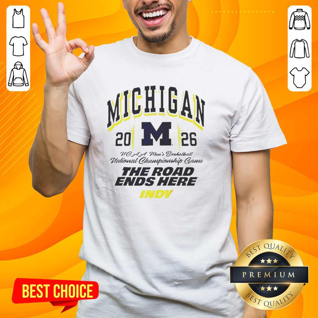 original-michigan-wolverines-2026-ncaa-mens-basketball-national-champions-cup-the-road-ends-here-t-shirt-1 Alt Text: Original Michigan Wolverines 2026 NCAA Men's Basketball National Champions cup graphic on 'The Road Ends Here' T-Shirt.