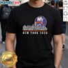 Original NHL New York Islanders X Skyline City T-Shirt featuring vibrant team colors and iconic skyline design.