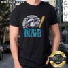 Original Ospreys UNF Baseball logo t-shirt featuring vibrant colors and a stylish design for fans and players.