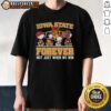 Alt Text: Original Peanuts X Iowa State Cyclones Forever Fan T-Shirt featuring cartoon characters, perfect for dedicated fans.