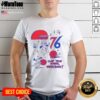 Alt Text: Original Philadelphia 76ers X Snoopy and Woodstock Clap Your Hands Everybody T-Shirt in vibrant design