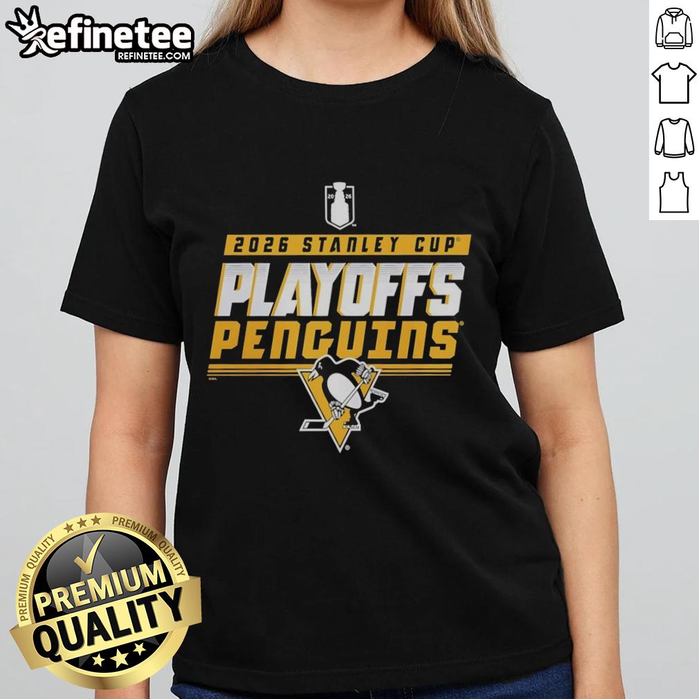 original-pittsburgh-penguins-ice-hockey-2026-stanley-cup-playoffs-logo-ladies-tee Alt Text: Original Pittsburgh Penguins Ice Hockey 2026 Stanley Cup Playoffs logo on a stylish ladies tee shirt.
