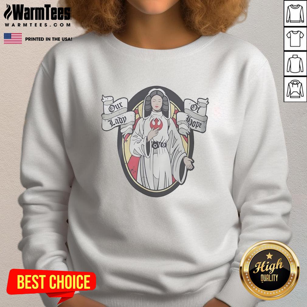 original-princess-leia-from-star-wars-our-lady-of-hope-sweatshirt Original Princess Leia from Star Wars Our Lady of Hope sweatshirt featuring a unique design and vibrant colors.