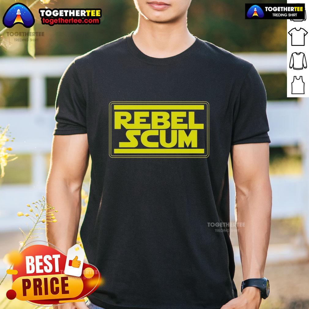Original Rebel Scum Inspired By Star War Logo T Shirt Original Rebel Scum Inspired By Star Wars Logo T-Shirt featuring iconic design for fans of the franchise.