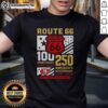 Original San Francisco 49ers Route 66 Centennial 100th Anniversary T-Shirt celebrating 250th America Anniversary 1926-2026.