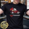Original Snoopy and Woodstock Driver Car Crusaders T-Shirt featuring colorful graphic design of beloved characters.