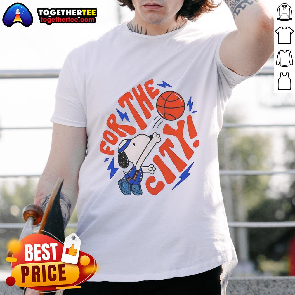 Original Snoopy Gilgeous Alexander For The City Oklahoma City Thunder Nba T-Shirt Alt Text: Original Snoopy Gilgeous Alexander Oklahoma City Thunder NBA T-Shirt featuring vibrant graphics and comfortable fit.