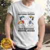 Original Snoopy t-shirt featuring a humorous quote about matching mental issues among best friends.