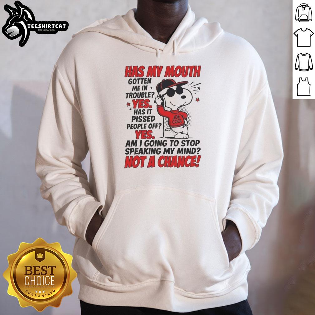 original-snoopy-wearing-red-hoodie-joe-cool-has-my-mouth-gotten-me-in-trouble-yes-it-pissed-people-off-hoodie Alt Text: Snoopy in a red hoodie with Joe Cool text, humorously reflecting on getting into trouble with his mouth.