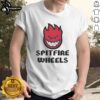 Original Spitfire Wheels Logo T-Shirt featuring bold graphic design, perfect for skateboarding enthusiasts and casual wear.