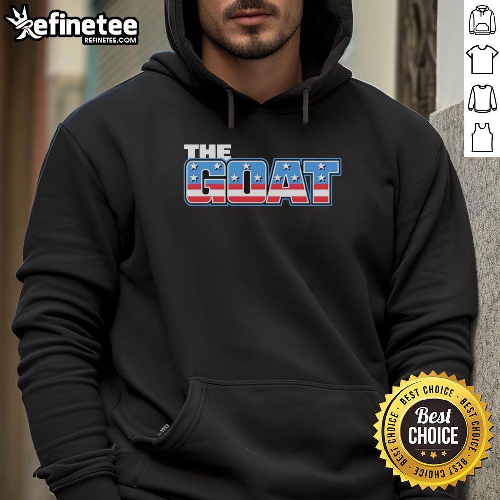 original-the-goat-american-flag-pattern-hoodie Alt Text: Original The Goat American Flag Pattern Hoodie featuring a vibrant flag design and cozy fit for patriotic style.