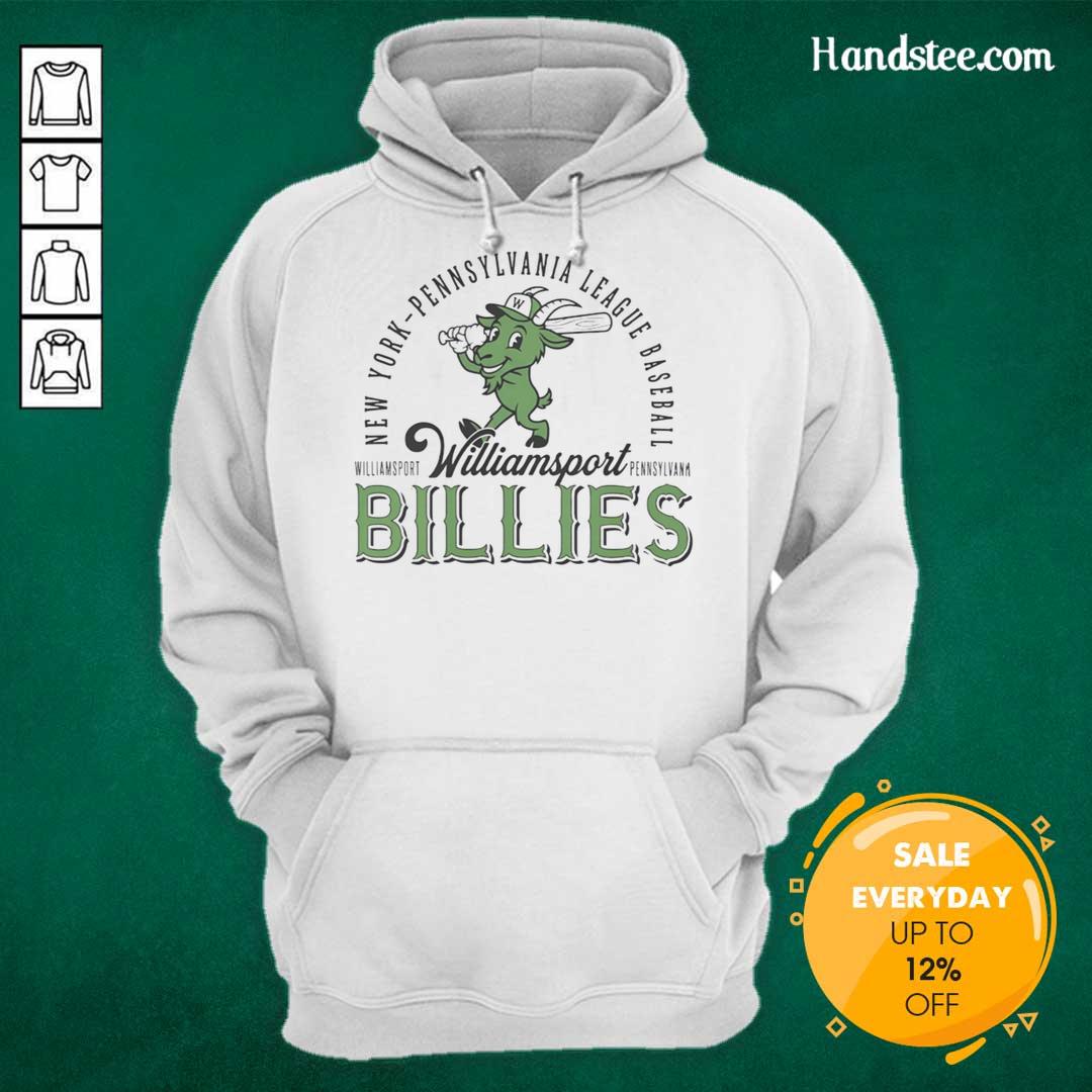 original-williamsport-billies-new-york-pennsylvania-league-baseball-mascot-hoodie Original Williamsport Billies New York Pennsylvania League Baseball Mascot T-Shirt - Image 2