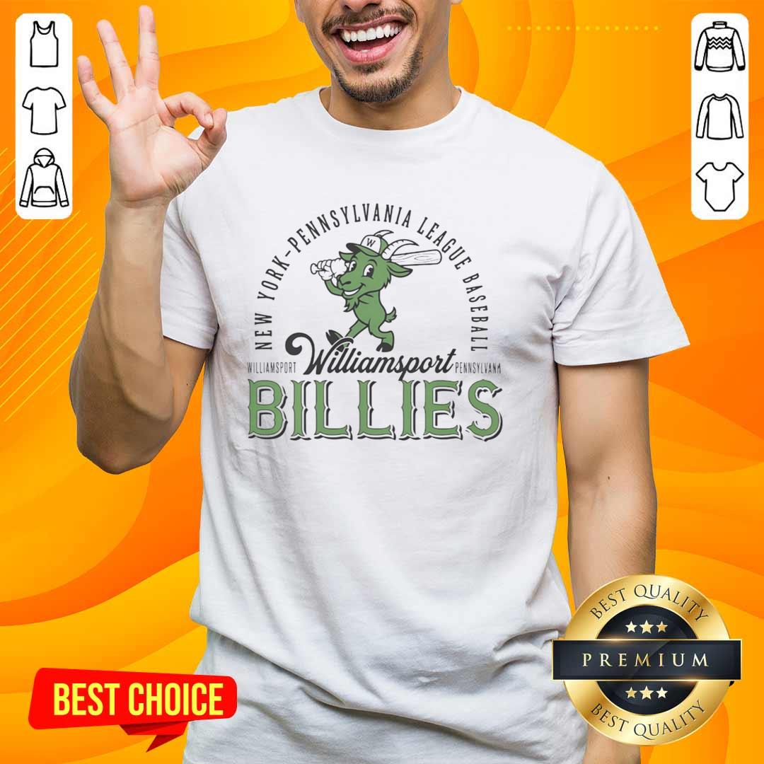 original-williamsport-billies-new-york-pennsylvania-league-baseball-mascot-t-shirt-1 Original Williamsport Billies mascot t-shirt featuring vibrant design, celebrating New York-Pennsylvania League baseball.
