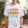 Original Yeah I Use Outlook T-Shirt featuring a humorous design filled with hot dogs, perfect for Outlook fans.