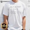 Alt Text: Original Yes I Am Kirk Keeping It Real King T-Shirt featuring bold graphic design and vibrant colors. Perfect for fans!