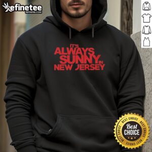 Alt Text: Original It's Always Sunny In New Jersey hoodie featuring a vibrant design and comfortable fit for fans.
