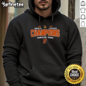 Princeton Tigers 2026 Ivy League Men's Lacrosse Tournament Champions hoodie in stylish design, perfect for fans.