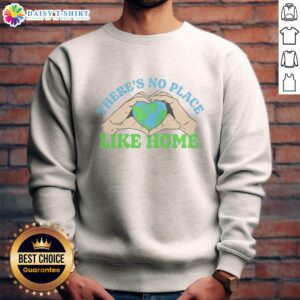 Cozy Awesome No Place Like Home Sweatshirt in soft fabric, perfect for chilly days and lounging at home.