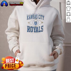 Official Kansas City Royals Major League Baseball Cooperstown Diamond Hoodie in blue, perfect for fans and collectors.