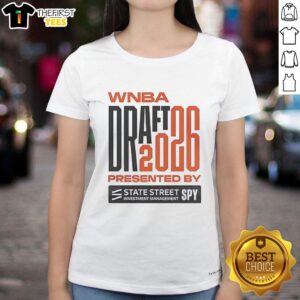 Top WNBA Draft 2026 Ladies Tee celebrating 30th season, presented by State Street Investment Management.