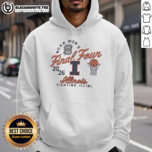 2026 NCAA Men's Final Four Illinois Fighting Illini hoodie in vibrant colors, perfect for fans and game day apparel.