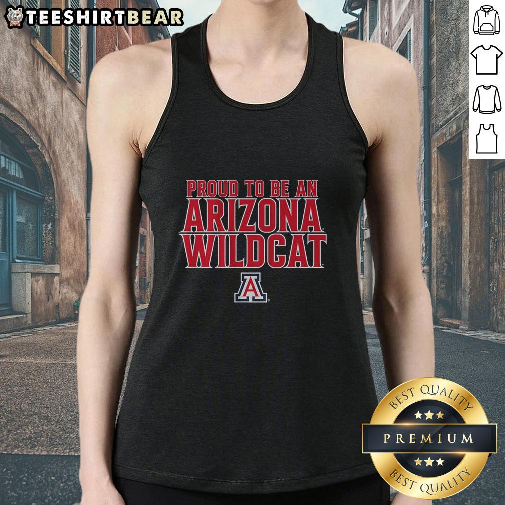 premium-arizona-basketball-proud-to-be-an-arizona-wildcat-tank-top Premium Arizona Basketball tank top featuring 'Proud to be an Arizona Wildcat' design for fans and athletes.