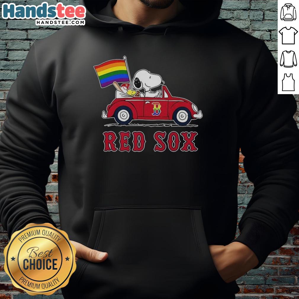 premium-boston-red-sox-x-snoopy-and-woodstock-driving-car-rainbow-flag-hoodie Premium Boston Red Sox X Snoopy and Woodstock driving car with rainbow flag hoodie, vibrant and stylish design.