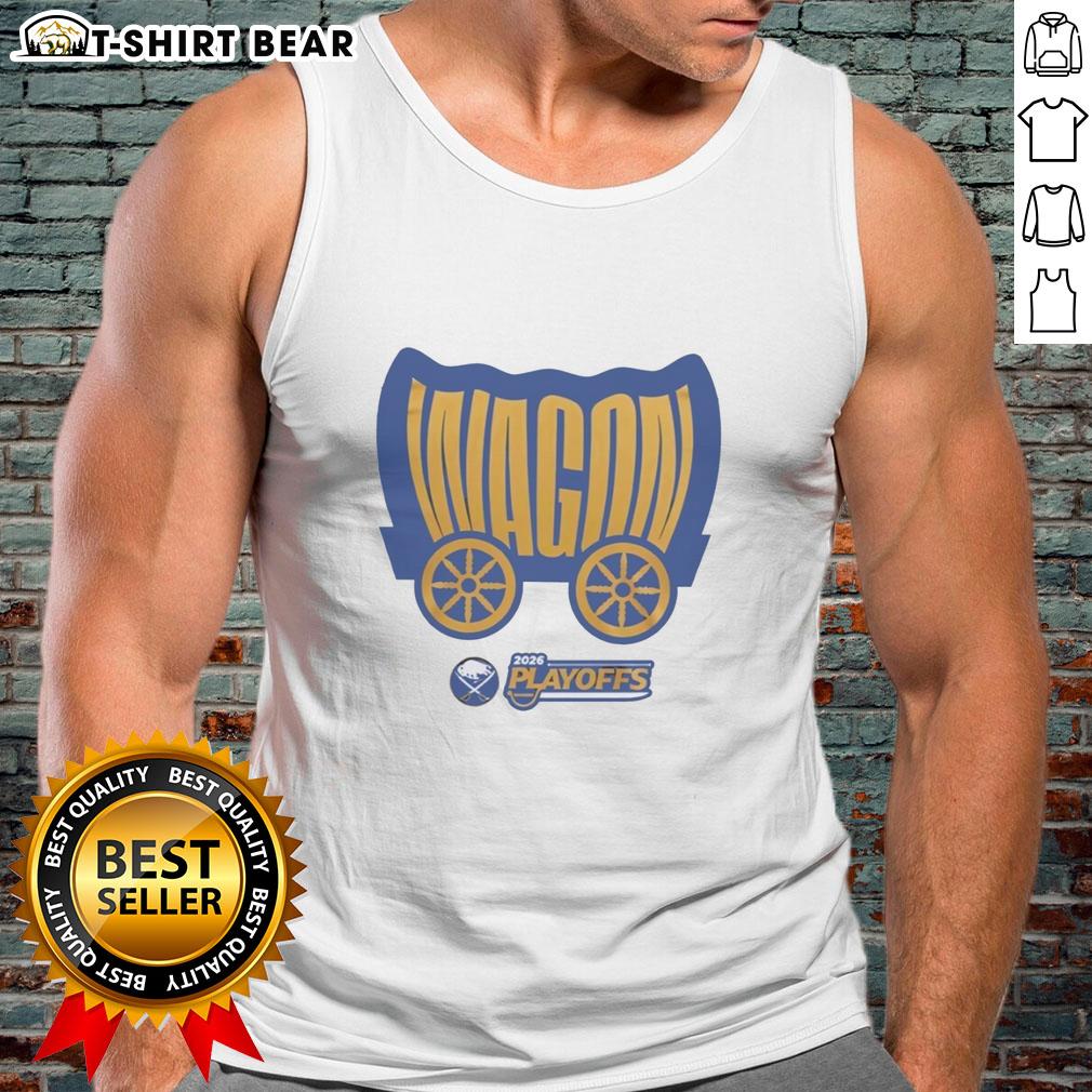 Premium Buffalo Sabres Wagon 2026 Playoffs Tank Top Premium Buffalo Sabres Wagon 2026 Playoffs Tank Top featuring team colors and logo, perfect for game day attire.