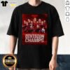 Premium Carolina Hurricanes NHL 2025-2026 Metro Division Champions T-Shirt featuring 'Sound The Siren' design.