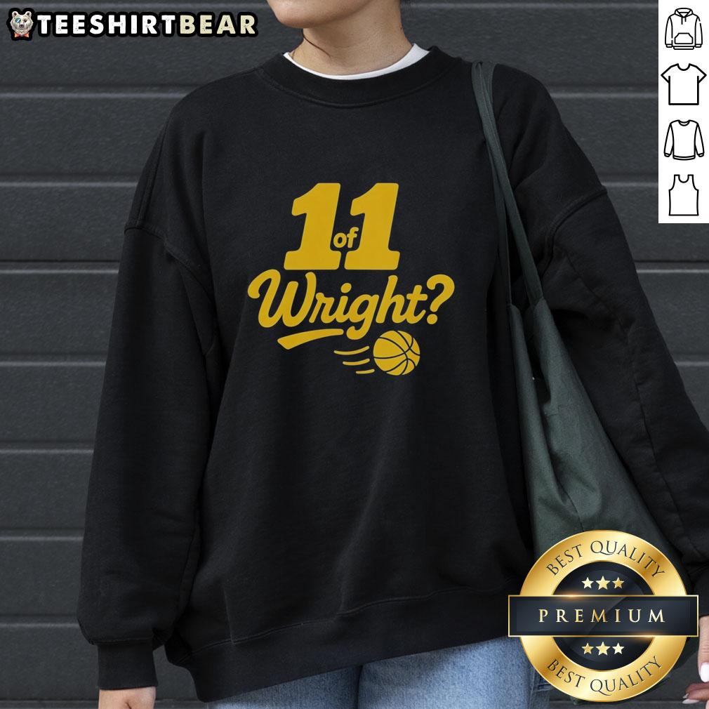 premium-chazadi-11-of-wright-iowa-hawkeyes-basketball-sweatshirt Alt Text: Premium Chazadi 11 of Wright Iowa Hawkeyes basketball sweatshirt in black with logo, perfect for fans and athletes.