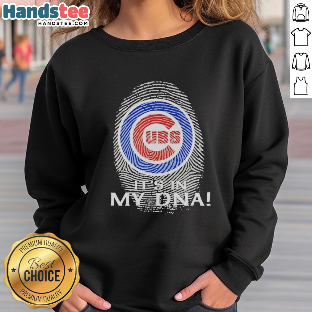 premium-chicago-cubs-mlb-its-in-my-dna-fingerprint-sweatshirt Premium Chicago Cubs MLB sweatshirt featuring a unique 'It's In My DNA' fingerprint design for fans.