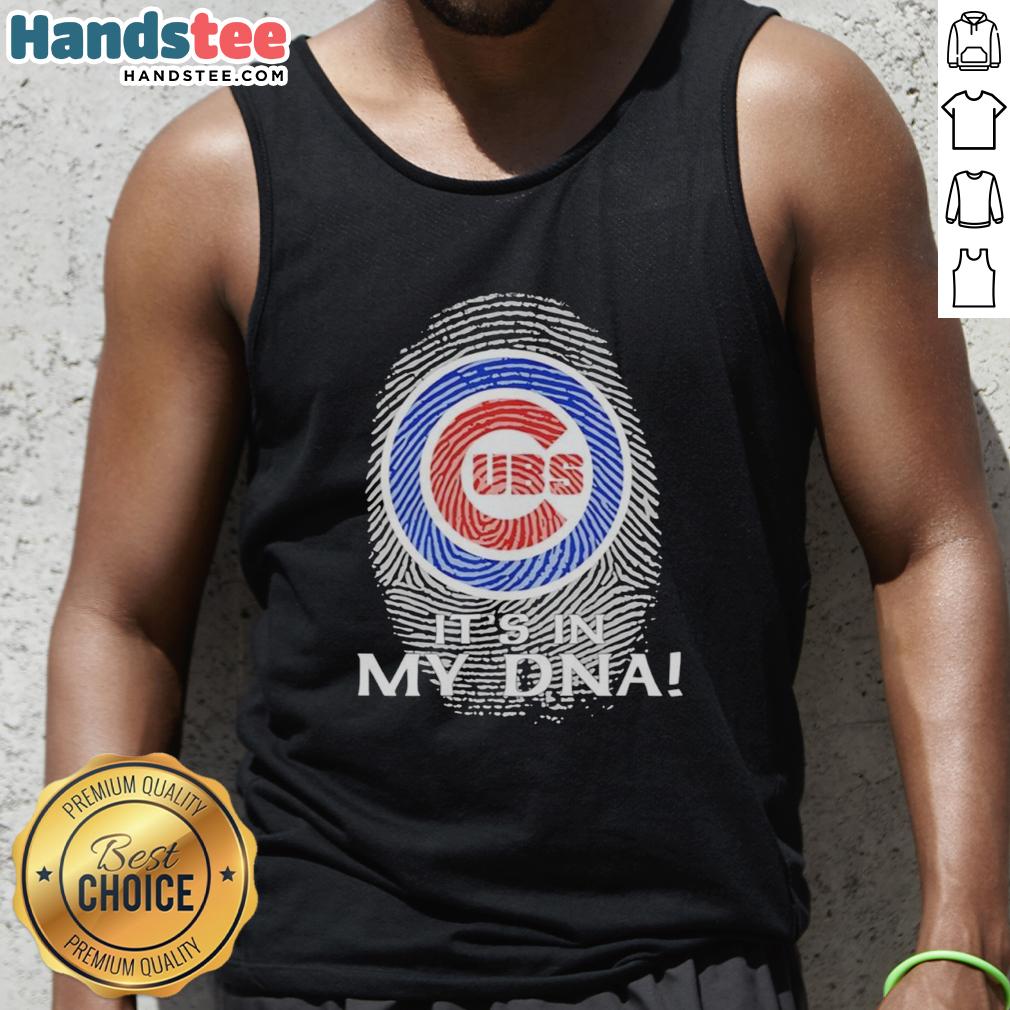 premium-chicago-cubs-mlb-its-in-my-dna-fingerprint-tank-top Premium Chicago Cubs MLB 'It's In My DNA' fingerprint tank top for fans celebrating their team spirit.