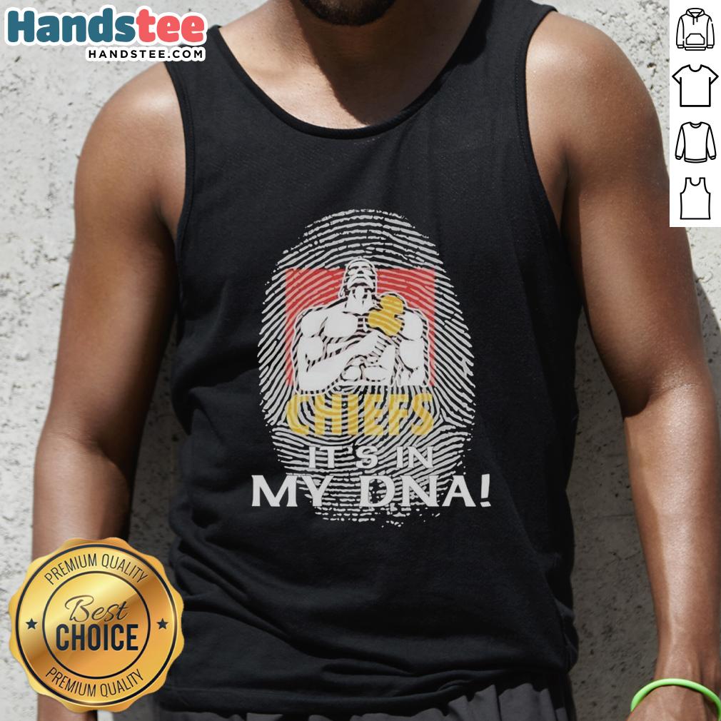 premium-chiefs-super-rugby-its-in-my-dna-fingerprint-tank-top Premium Chiefs Super Rugby 'Its In My DNA' fingerprint tank top in black, perfect for fans showcasing team pride.