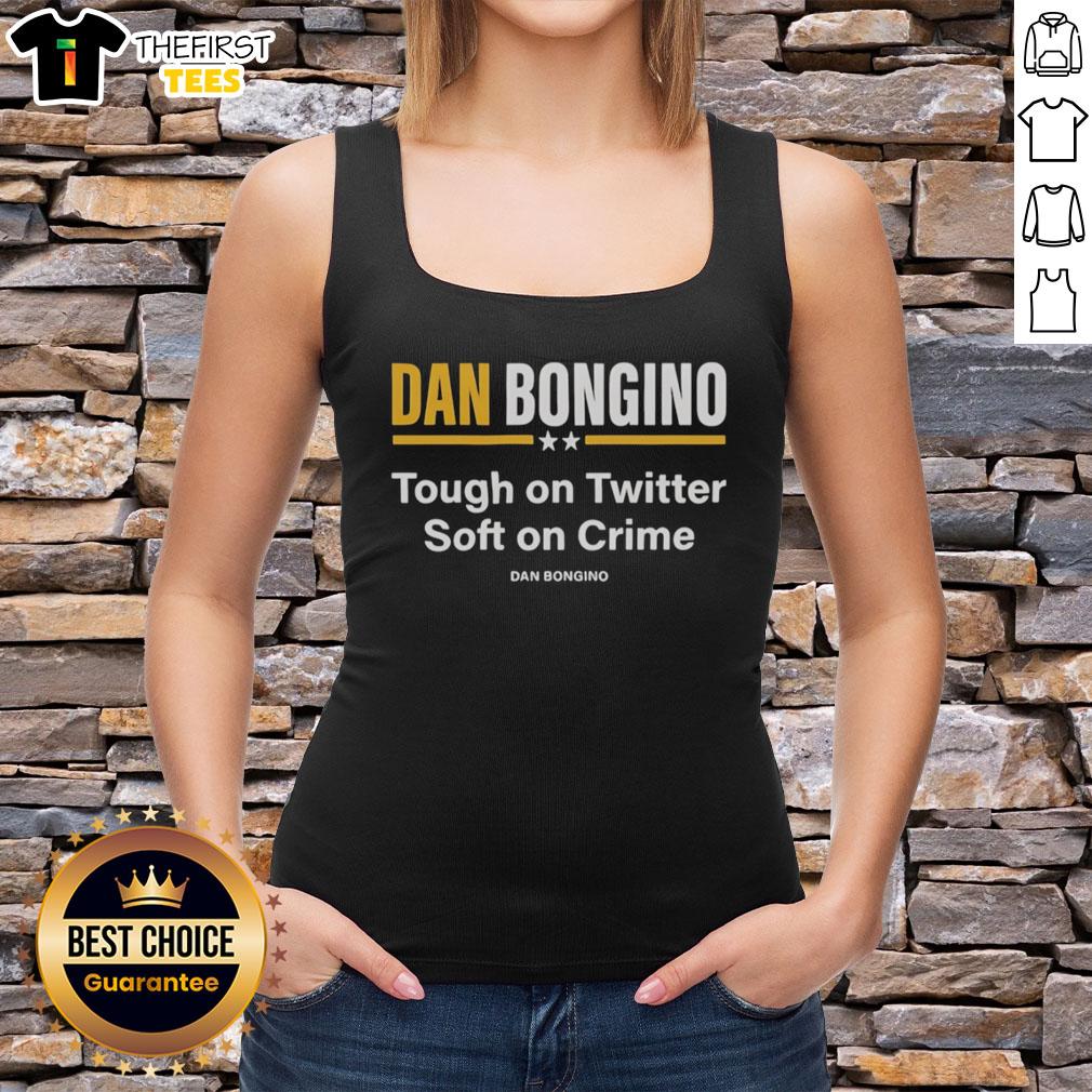 premium-dan-bongino-tough-on-twitter-soft-on-crime-retro-tank-top Alt Text: Premium Dan Bongino Tough on Twitter Soft on Crime Retro Tank Top showcasing bold graphic design.